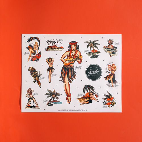 Sailor Jerry Sticker Sheets