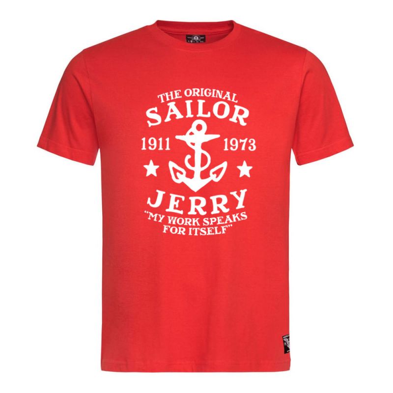 Sailor Jerry Official My Work Classic T-Shirt Men's Red