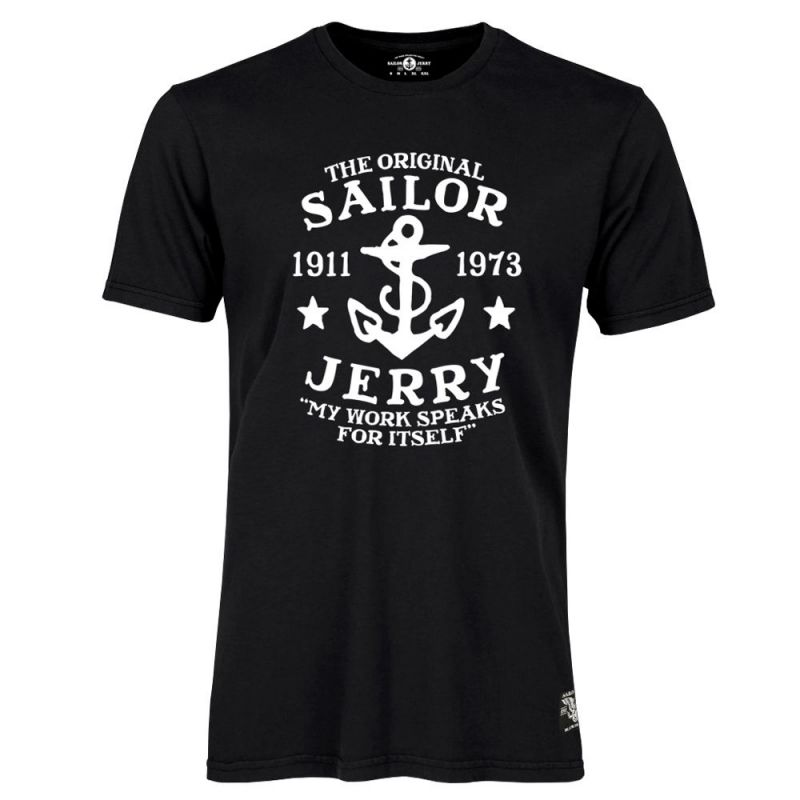 Sailor Jerry Official My Work Classic T-Shirt Men's Black