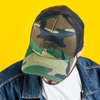 Official Sailor Jerry Camo Trucker Hat lifestyle