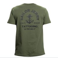 Sailor Jerry Official As You Like It T-Shirt Men's Army Green